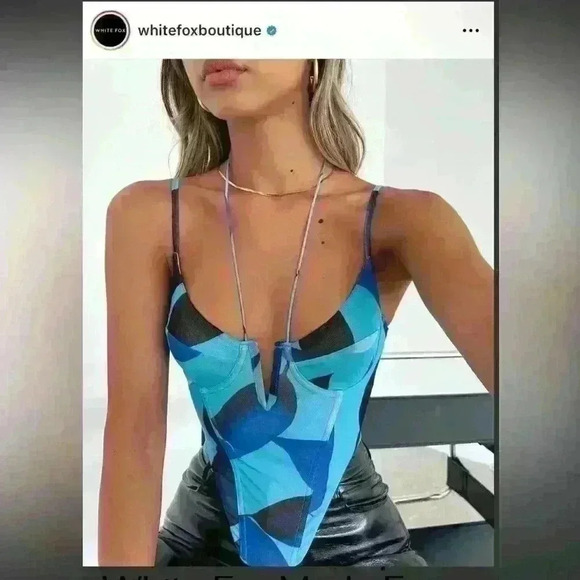 White  Fox Made For You Bustier Top - Picture 2 of 10